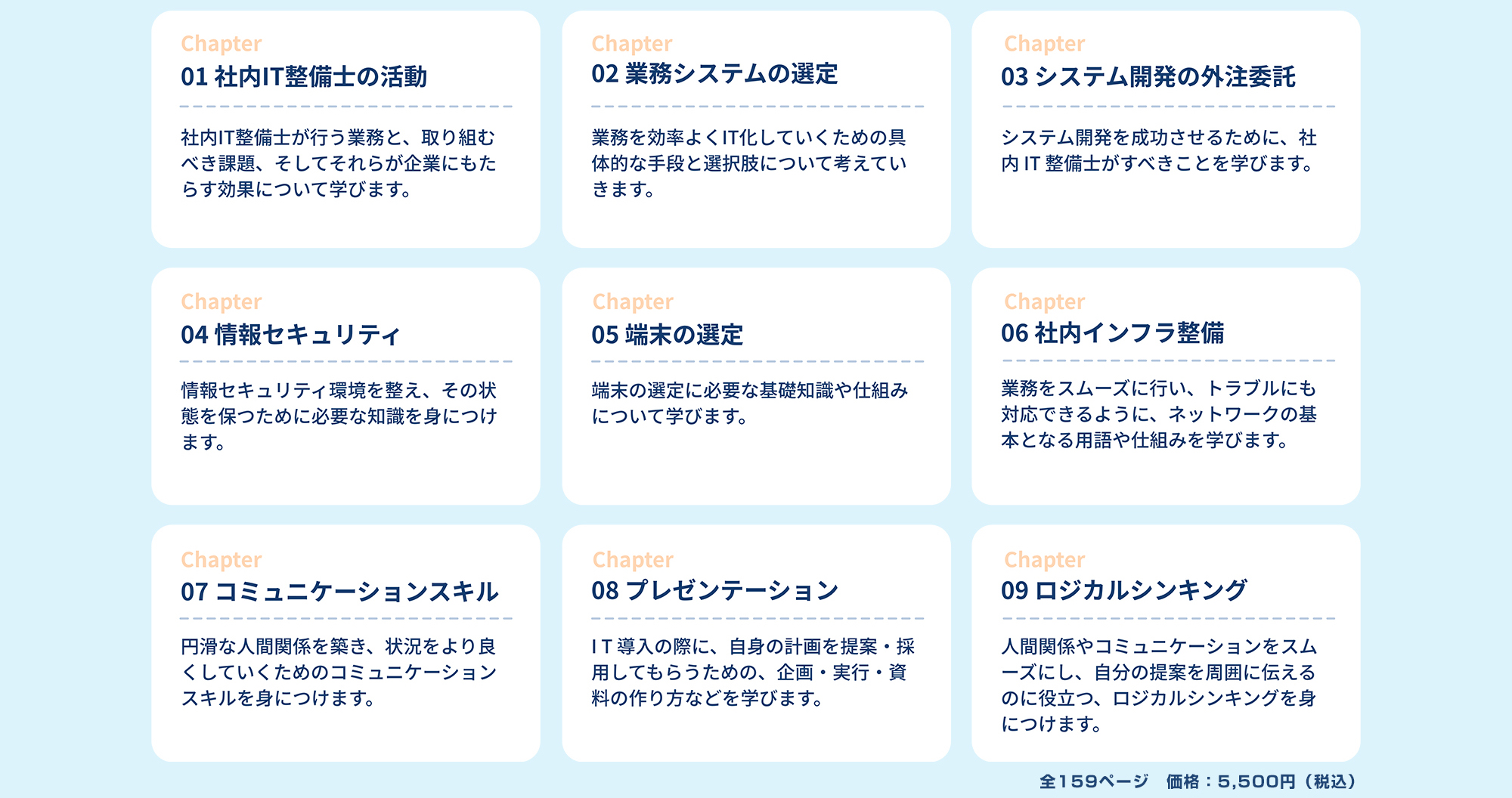 社内IT整備士公式テキスト内容一覧